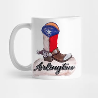 Arlington Texas Cowboy Boot Mug